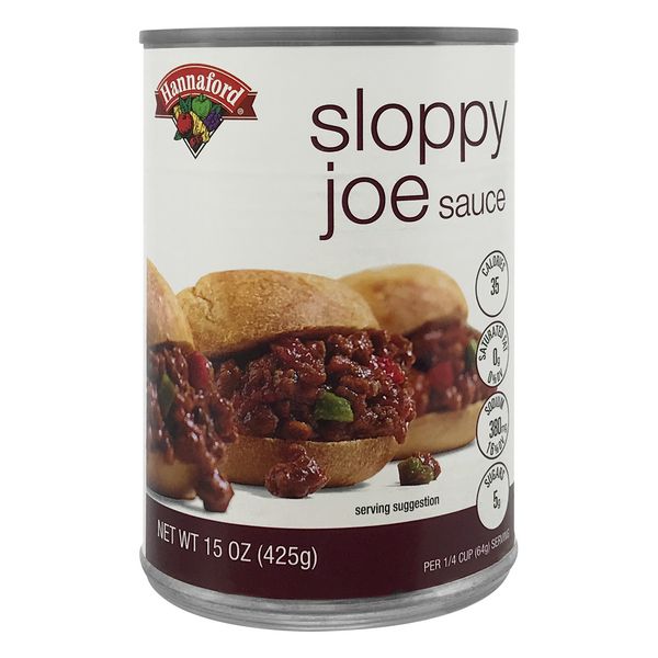 Hannaford Sloppy Joe Sauce
