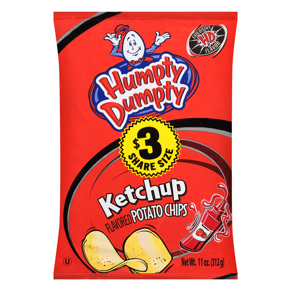 Humpty Dumpty Ketchup Potato Chips Share Size