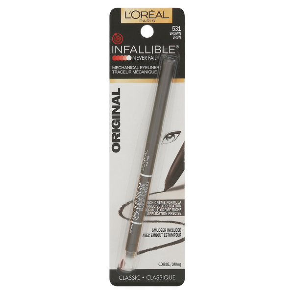 L'Oreal Infallible Original Never Fail Mechanical Eyeliner Brown 531