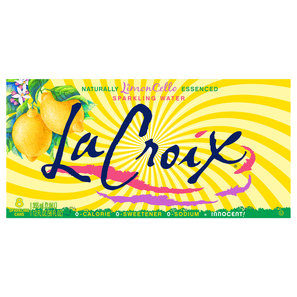 LaCroix LimonCello Sparkling Water - 8 pk