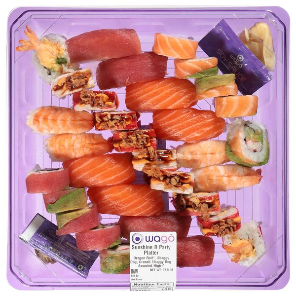 WAGO Sunshine B Party Platter