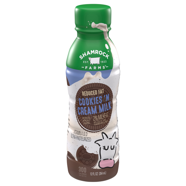 Shamrock Farms Cookies N' Cream 2% Reduced Fat Milk