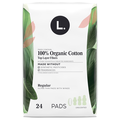 L. Organic Cotton Ultra Thin Pads with Wings Regular