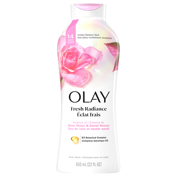Olay Fresh Outlast Rose Water & Sweet Nectar Body Wash