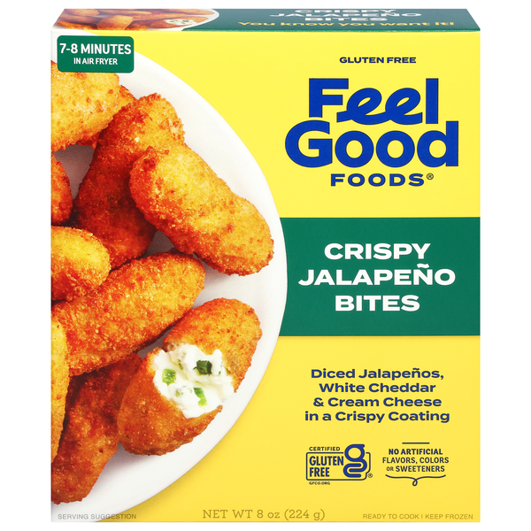 Feel Good Foods Gluten Free Crispy Jalapeno Bites Frozen