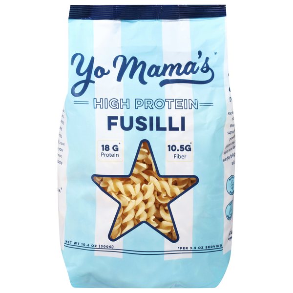 Yo Mama's High Protein Fusilli Pasta