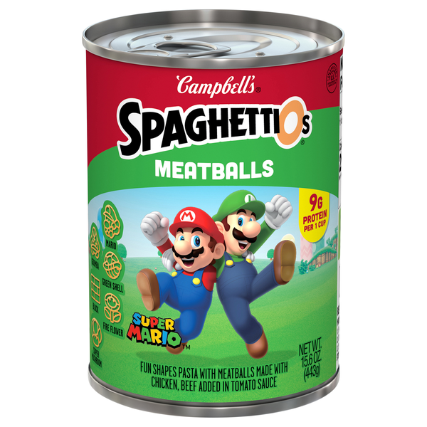Campbell's SpaghettiOs Meatballs Super Mario
