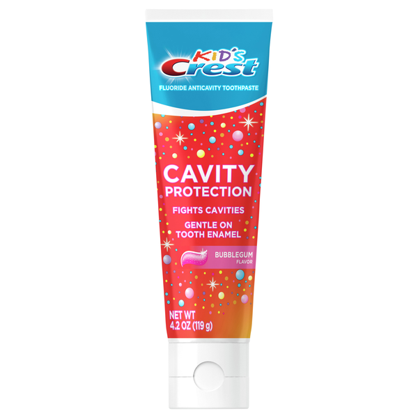 Crest Kid's Bubblegum Fluoride Anticavity Toothpaste