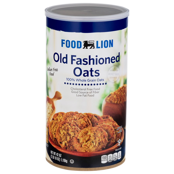 Save on Food Lion Old Fashioned Oats 100 Whole Grain Order Online Delivery Food Lion