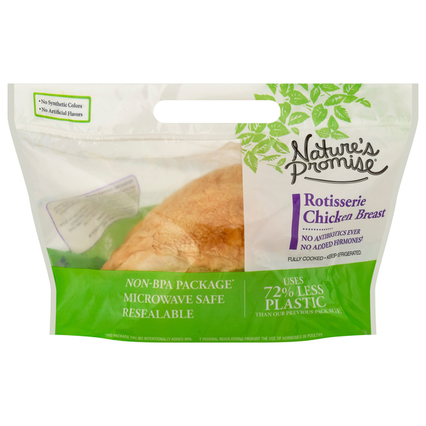 Nature's Promise Rotisserie Chicken Breast Fully Cooked (Cold)