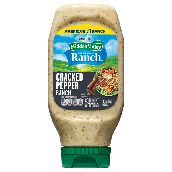 Hidden Valley Cracked Pepper Ranch Dressing & Condiment Squeeze