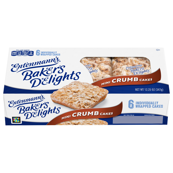 Save on Entenmann's Mini Crumb Cakes 6 ct Order Online Delivery GIANT