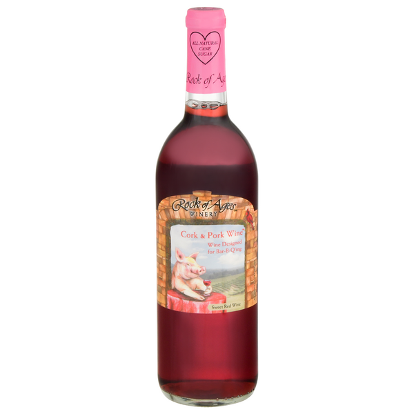 Rock Of Ages Cork & Pork Sweet Red Wine