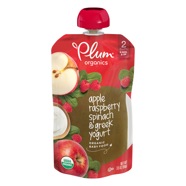 Save on Plum Organics Stage 2 Baby Food Apple Raspberry
