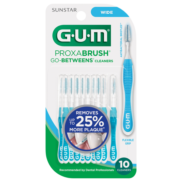 GUM Proxabrush Go-Between Cleaners Wide