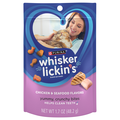 Purina Whisker Lickin's Yummy Chicken & Seafood Crunchy Cat Treats