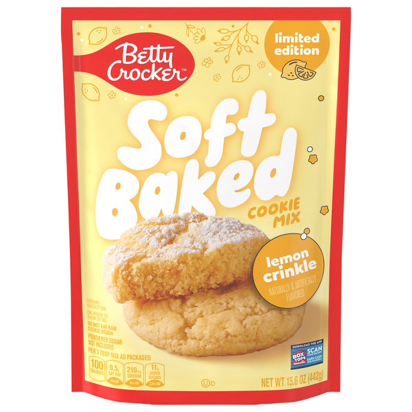 Betty Crocker Soft Baked Lemon Crinkle Cookie Mix