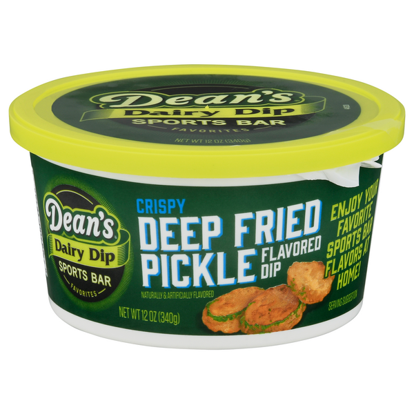 Save on Dean's Dairy Dip Sports Bar Crispy Deep Fried Pickle Flavored