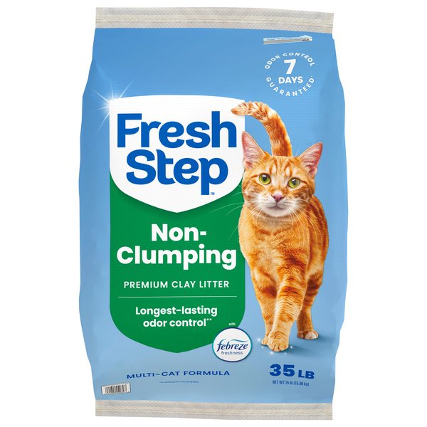 Fresh Step Non-Clumping Febreze Freshness Scented Clay Cat Litter