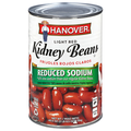 Hanover Reduced Sodium Light Red Redskin Kidney Beans