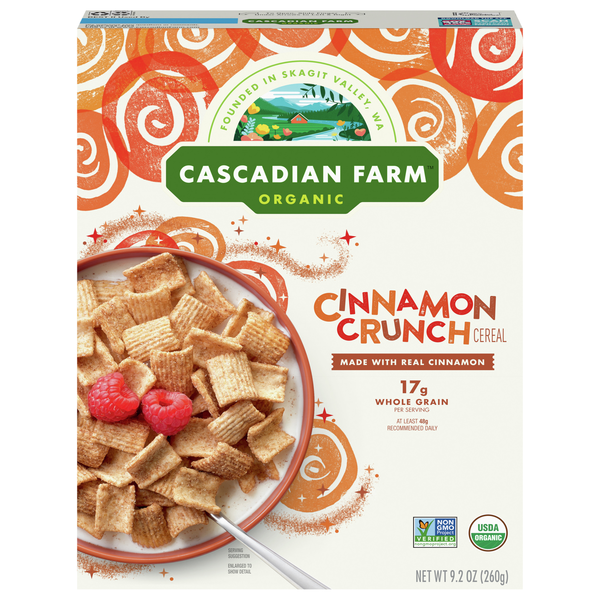 Cascadian Farm Organic Cinnamon Crunch Whole Grain Cereal