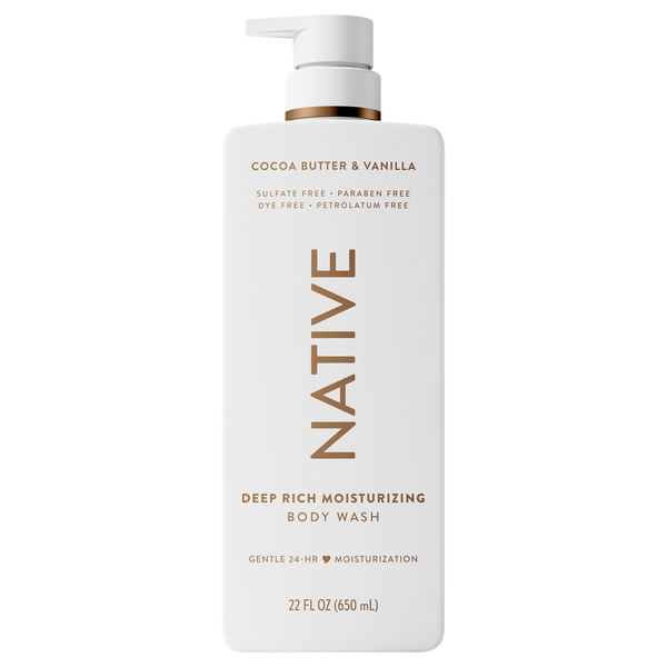 Native Cocoa Butter & Vanilla Body Wash