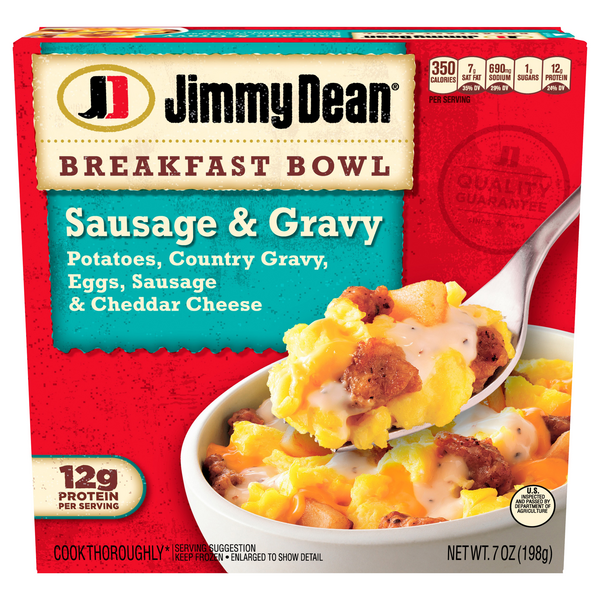 Save on Jimmy Dean Breakfast Bowl Sausage & Gravy Order Online Delivery