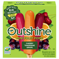 Outshine Cherry Tangerine & Grape Mini Fruit Ice Pops - 12 ct