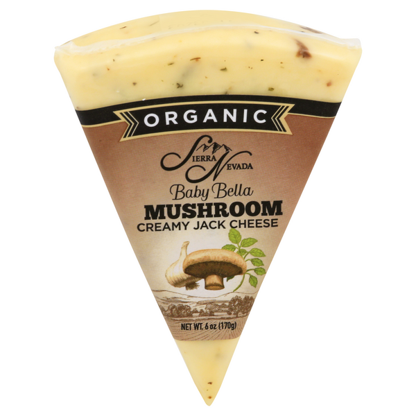 Sierra Nevada Organic Baby Bella Mushroom Jack Cheese Wedge