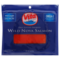 Vita Wild Caught Smoked Nova Salmon Deli Sliced