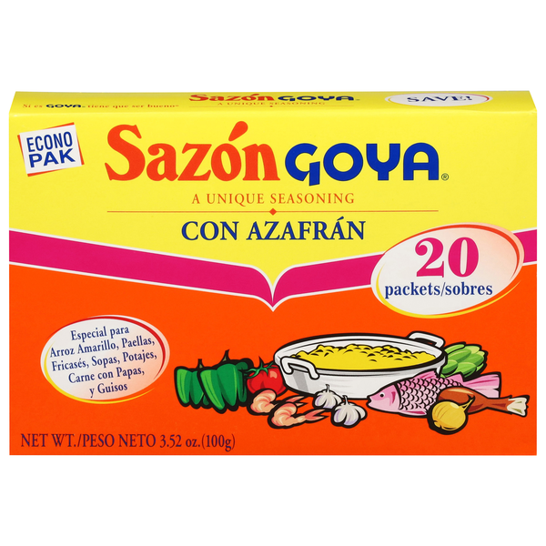 Goya Sazon Seasoning Mix - 20 ct