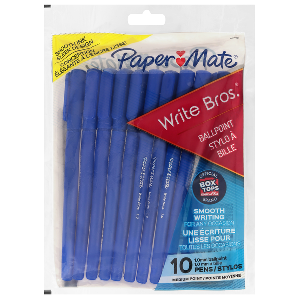 Paper Mate Ball Point Pens Medium Point Blue