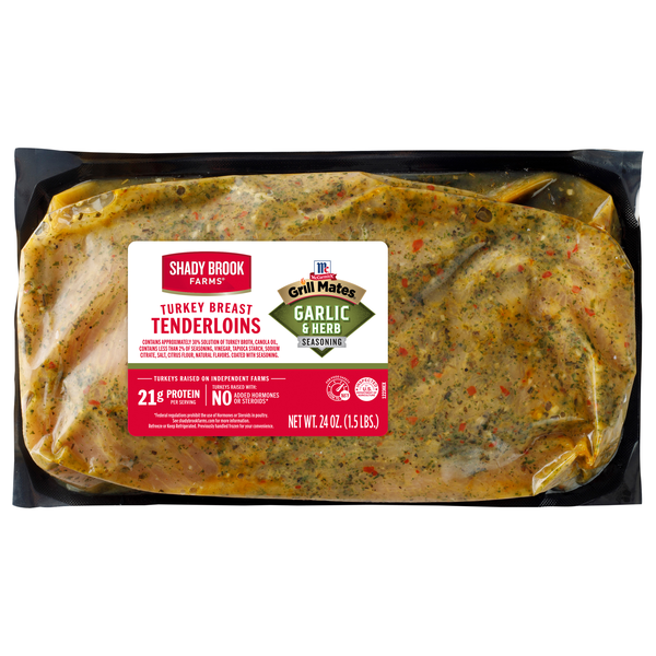 Shady Brook Farms Grill Mates Garlic & Herb Turkey Breast Tenderloins