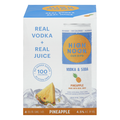 High Noon Sun Sips Vodka & Soda Pineapple - 4 pk