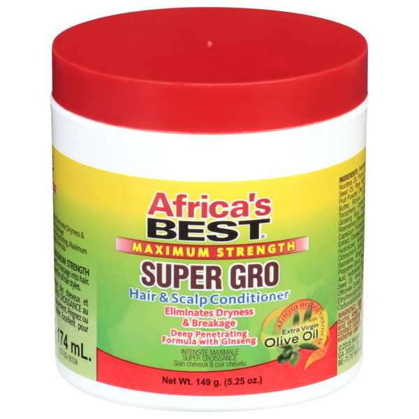 Africa's Best Maximum Strength Super Gro Hair & Scalp Conditioner