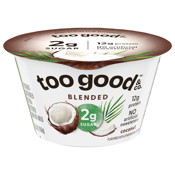 Too Good & Co. Blended Low Fat Coconut Greek Yogurt Cup