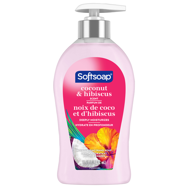 Softsoap Coconut & Hibiscus Scented Liquid Hand Soap