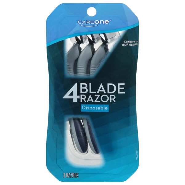 CareOne 4 Blade Disposable Razors
