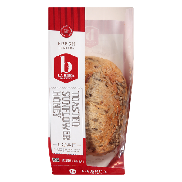 La Brea Bakery Fresh Baked Toasted Sunflower Honey Loaf