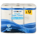 Food Lion Any Size Double Roll 2-Ply Everyday Paper Towels - 6 ct