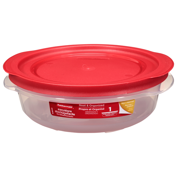 Rubbermaid EasyStore Food Storage Container with Lid 4.55 Cups