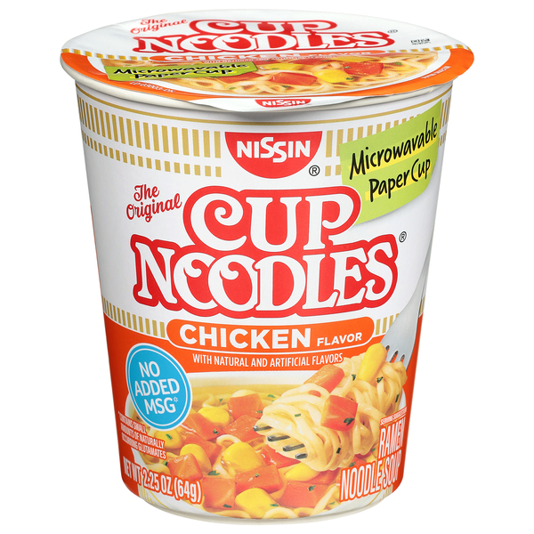 Nissin Cup Noodles Chicken Flavor Ramen Soup