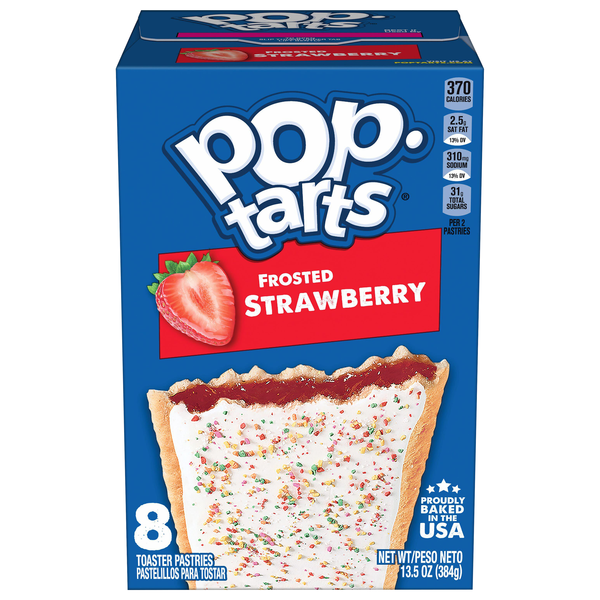 Pop-Tarts Frosted Strawberry Toaster Pastries - 8 ct