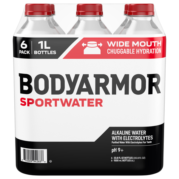 BODYARMOR SportWater Electrolytes & Alkaline Water - 6 pk