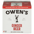 Owen's Ginger Beer Non-Alcoholic Cocktail Mixer - 4 pk