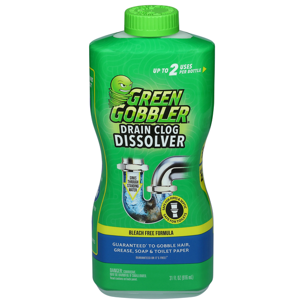 Green Gobbler Drain Clog Dissolver - 2 ct