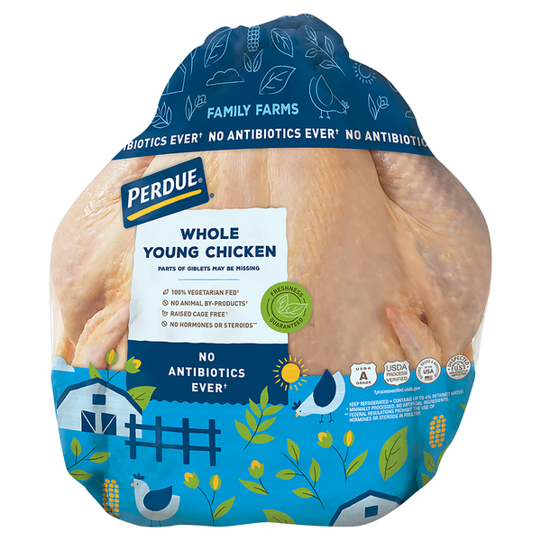 Perdue Young Whole Chicken Fresh
