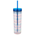 Smart Living Summer Straw Tumbler Stars & Stripes
