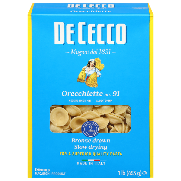 De Cecco Orecchiette Pasta