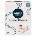 Millie Moon Unisex Luxury Size 2 Baby Diapers 9-18 lb